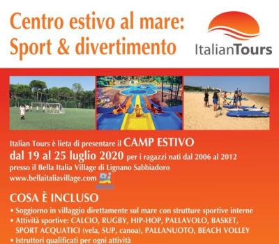 Centro estivo al mare: Sport & divertimento